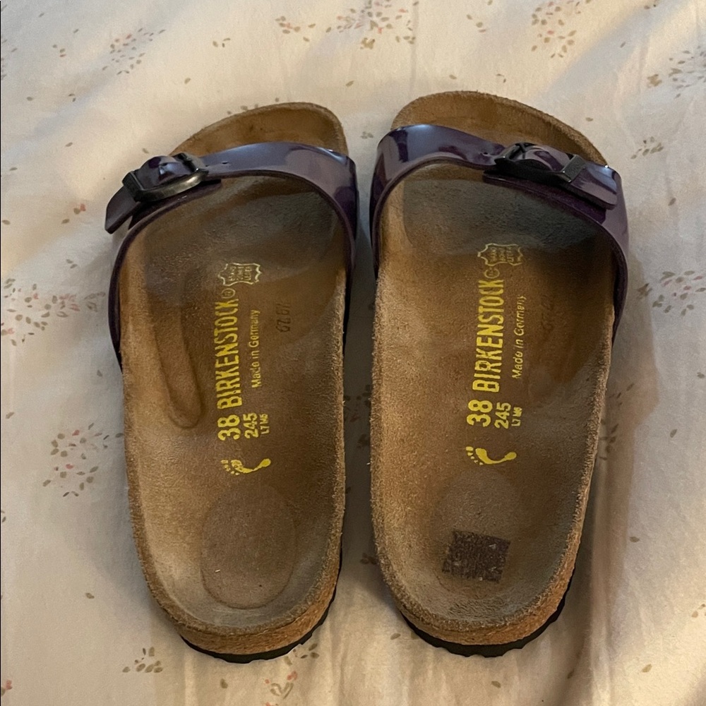 Birkenstock Deep Purple Slip-On Sandals